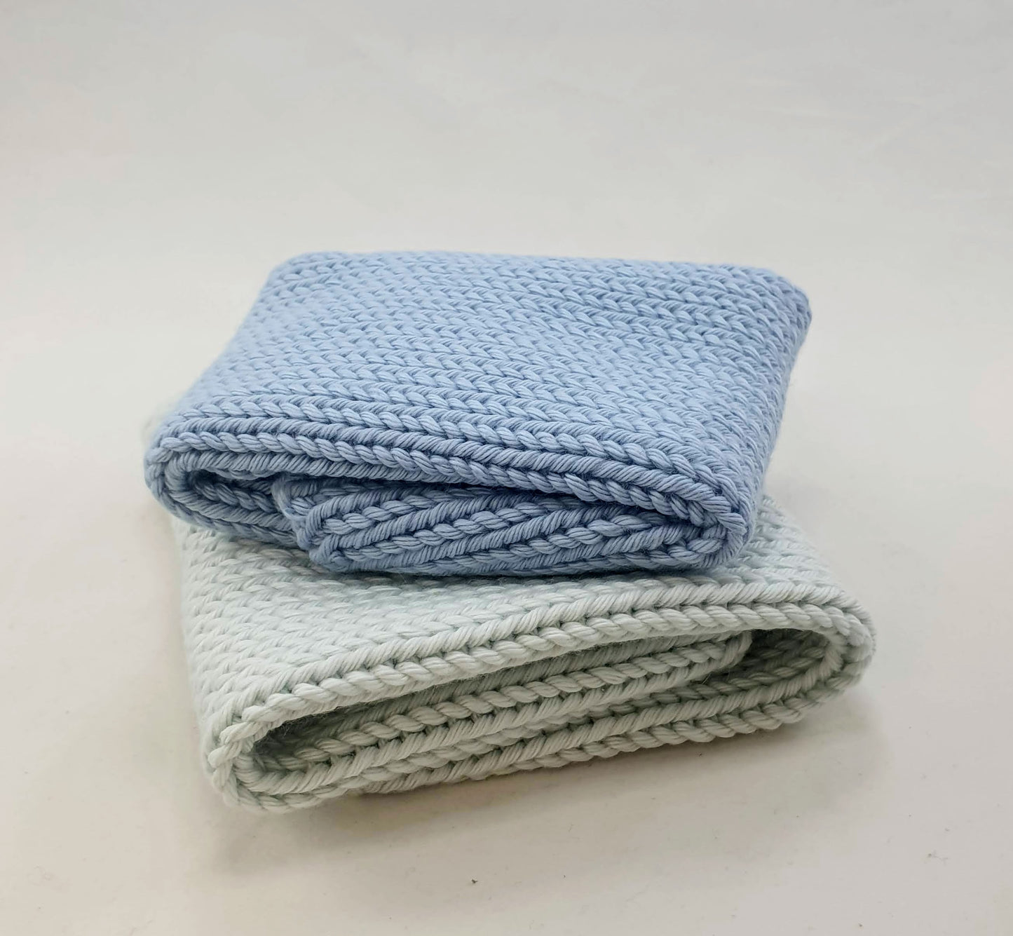 Hand Knitted Cotton Facecloth