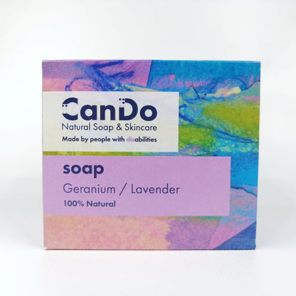 Lavender & Geranium soap bar